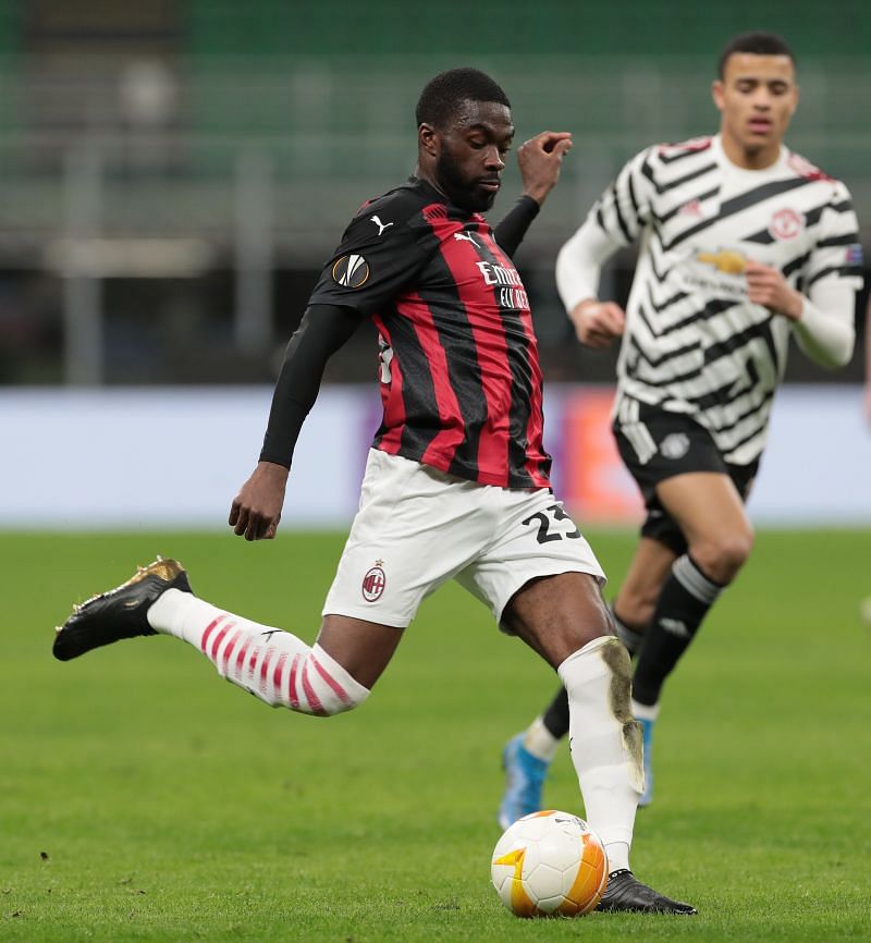 Fikayo Tomori in action for AC Milan